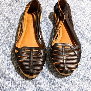 Corso como black sandals